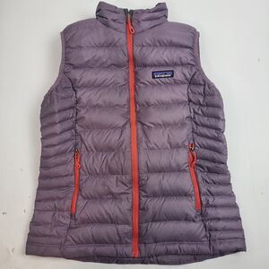 Patagonia Lightweight Puffer Down Vest Women's Purple Small 84628